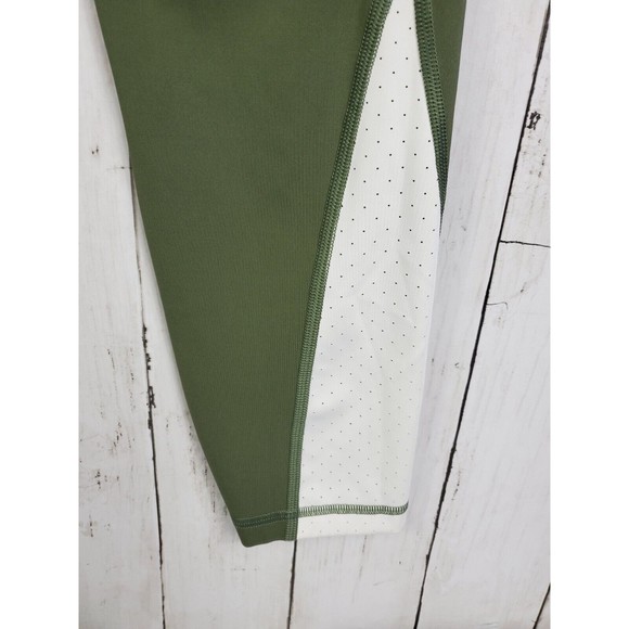 GapFit Sculpt Compression Leggings Womens M Olive Wide Comfort Waistband Gap - Picture 8 of 16